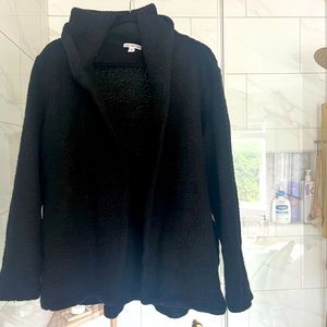 James Perse Sherpa Jacket in Black
